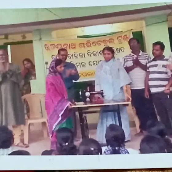 Pic of Sewing Machine Distribution to the needy