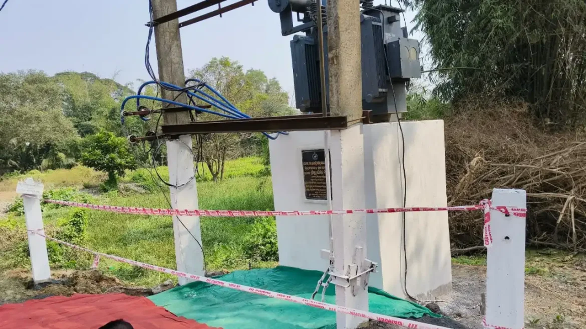 Pic of Inauguration of mains transformer at Samhita Wellness Retreat site