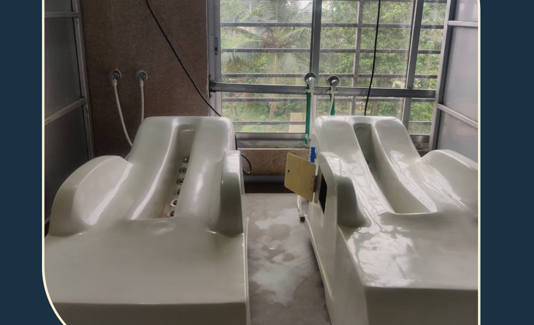 Pic of Hydrotherapy Room at Samhita Wellness Retreat