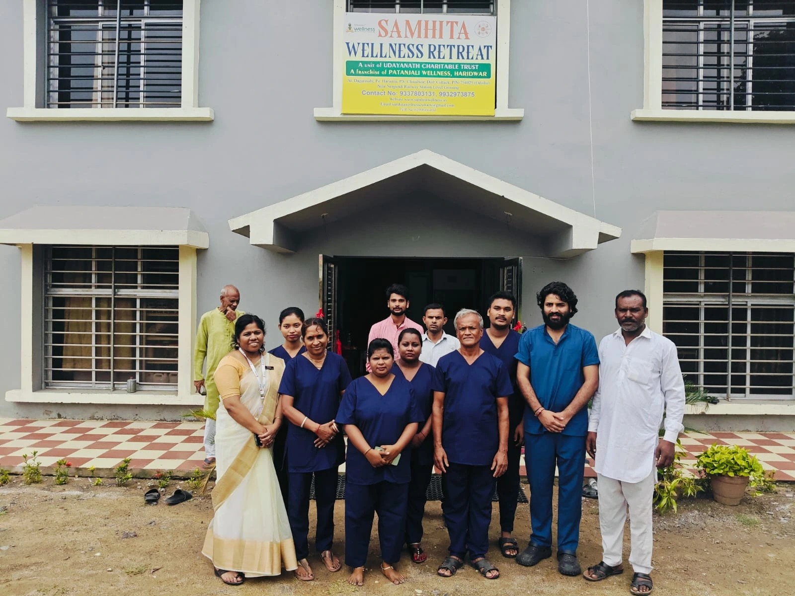 Pic of Staff at Samhita Wellness Retreat